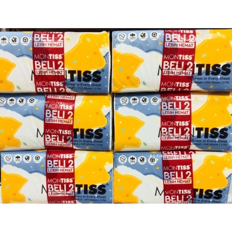 Tissue Montiss 2 x 200s