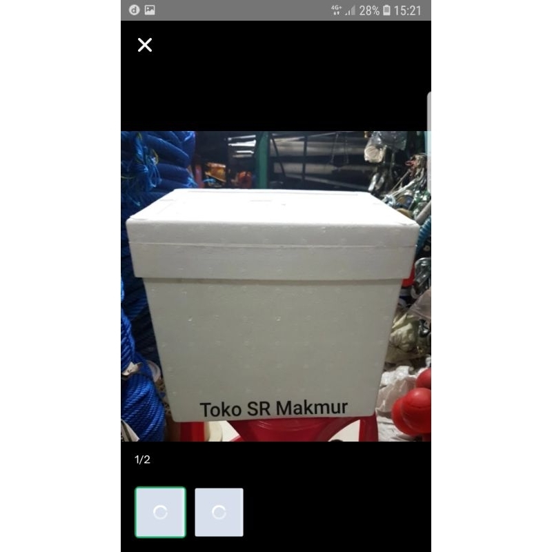 Gabus Box Styrofoam Frozen Food