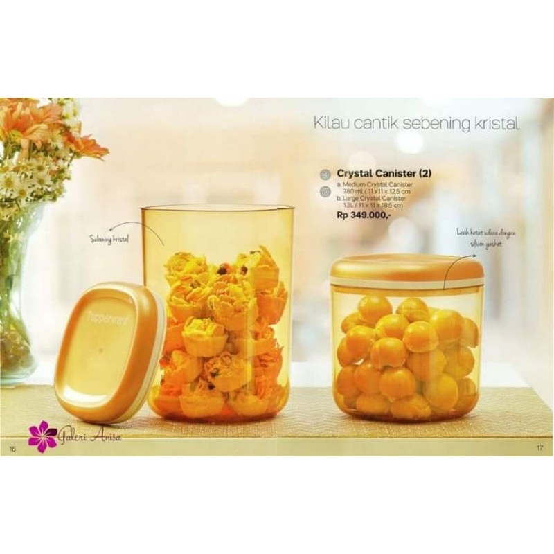 CRYSTAL CANISTER GOLD