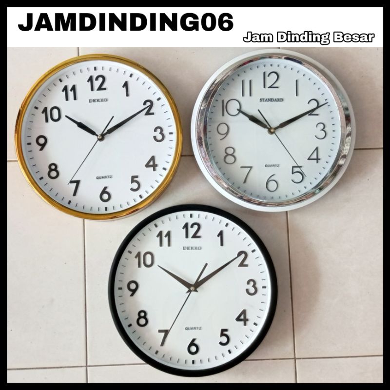 Jam dinding standar besar jam dinding Dekko besar