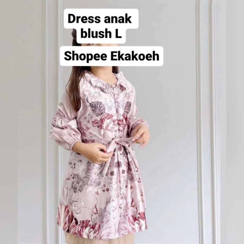 irish blouse dress anak ivory L // vanilla // vanila hijab