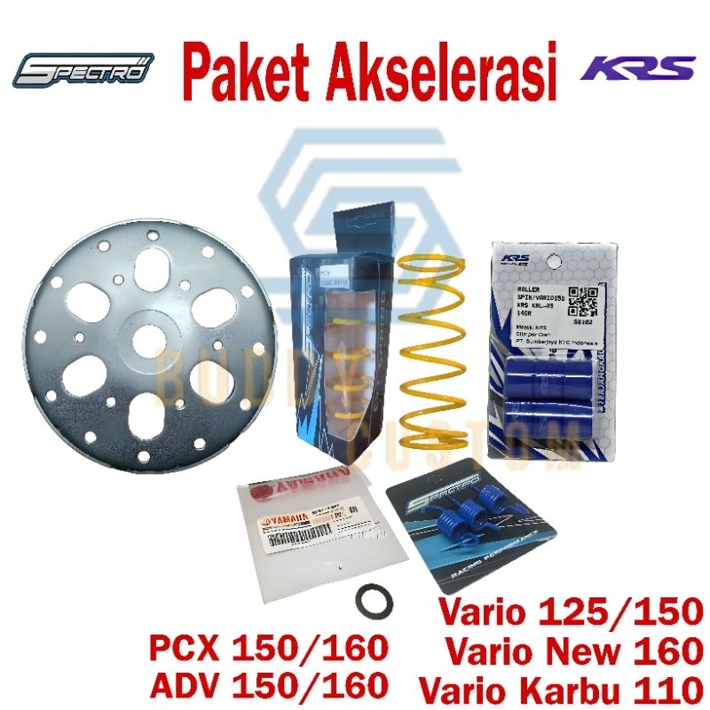 Paket Upgrade CVT Vario PCX ADV - Mangkok Ganda Vario -Mangkok Anti Gredeg Vario PCX ADV -  Paket Ak