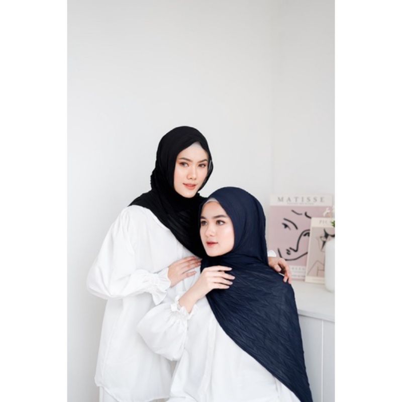 Azkia Pashmina Plisket / Pashmina Plisket Padi