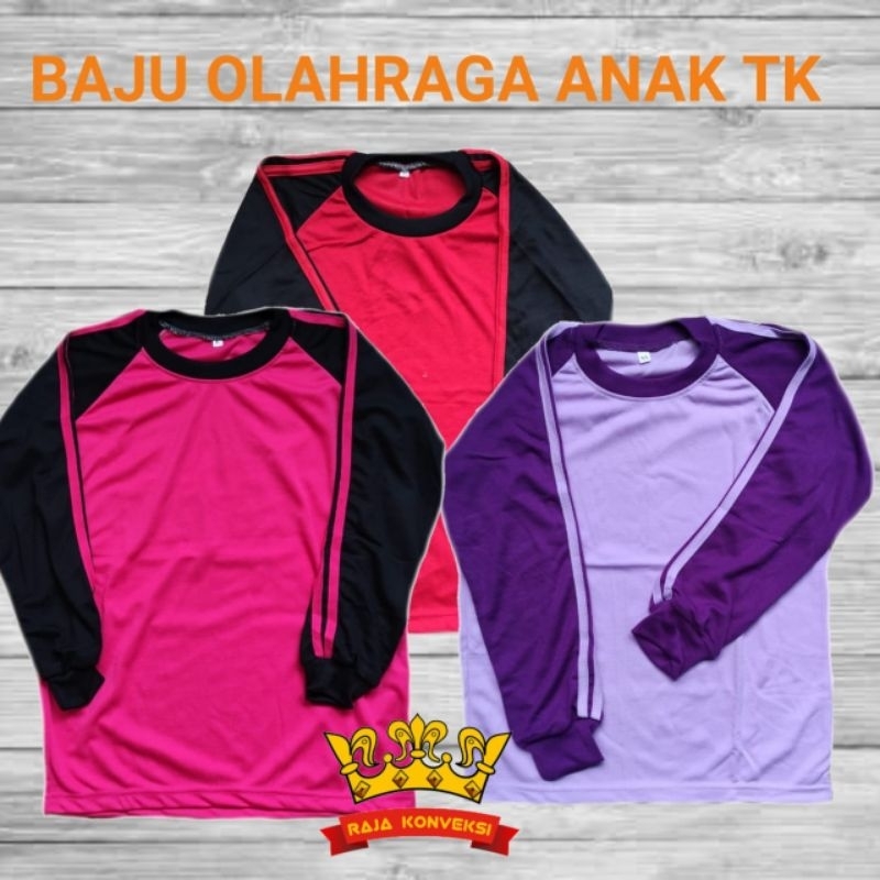 Baju Olahraga Anak Tk Lengan Panjang