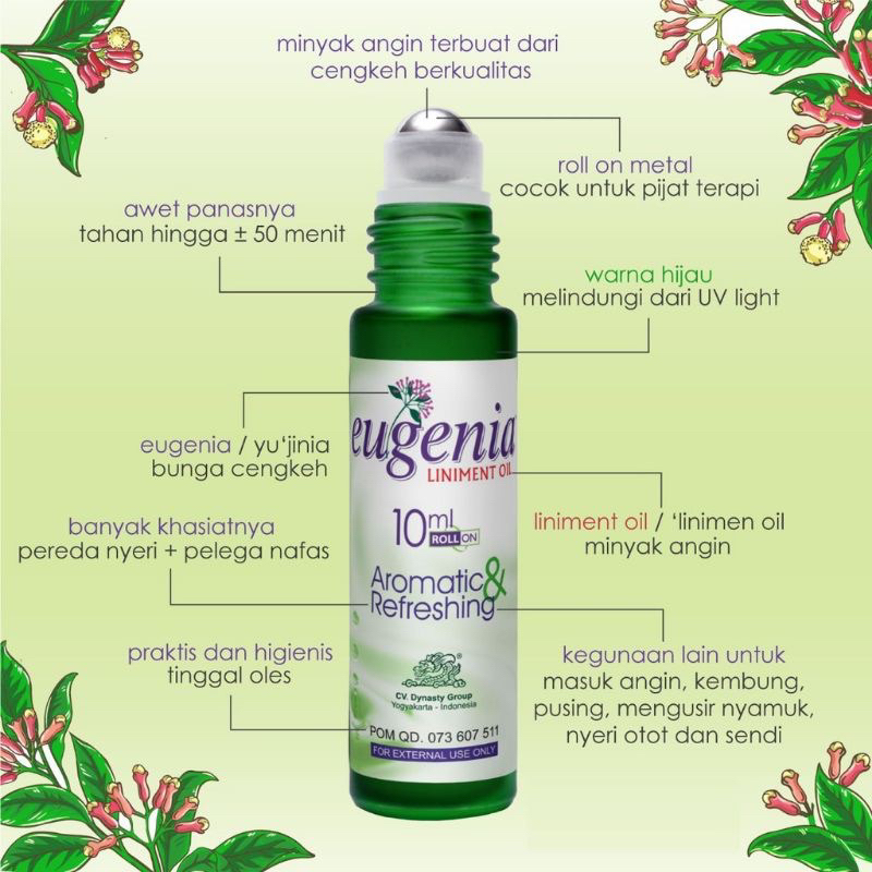 Eugenia liniment oil
