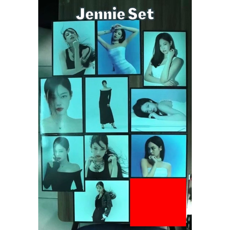 Photocard PC Postcard BLACKPINK Jennie Set Vinyl LP Limited Edition