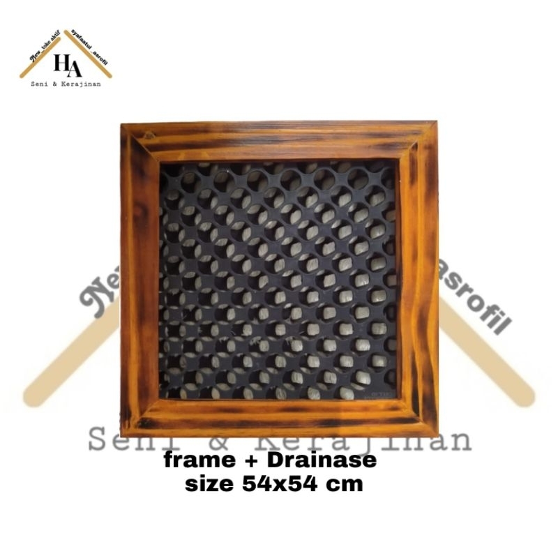 frame platycerium+Drainase cell size 54x54cm