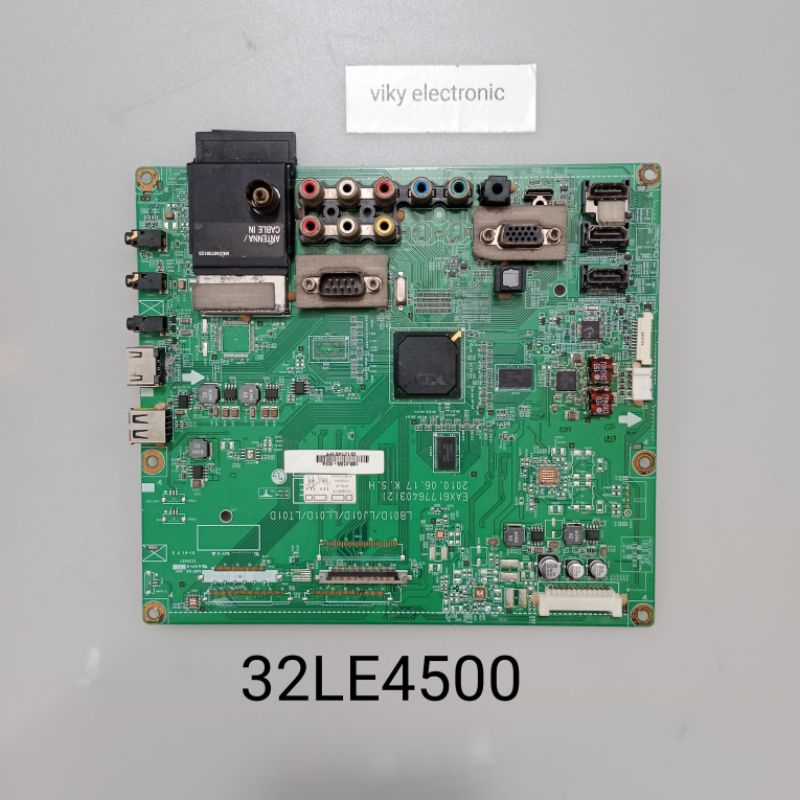 mb tv LG 32LE4500 mainboard mobo mesin tv LG 32LE4500