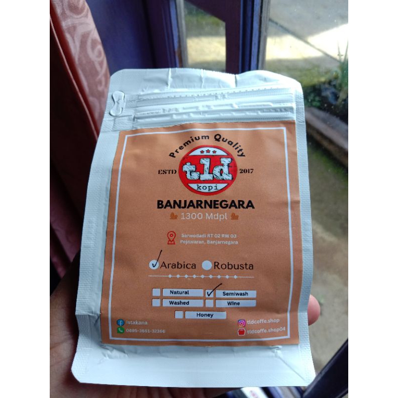 

Kopi Arabica Semiwash medium