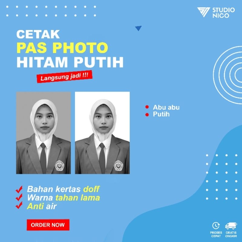 CETAK FOTO ( HITAM PUTIH )