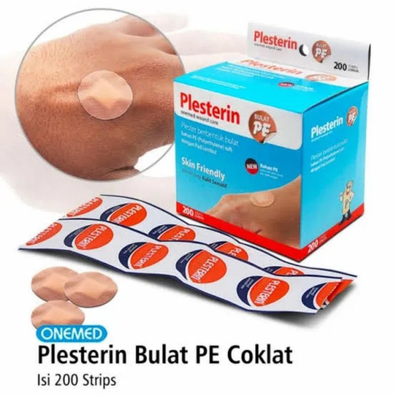 plesterin Bulat PE Transparant Anti Air OneMed Bos isi 200s #AMG