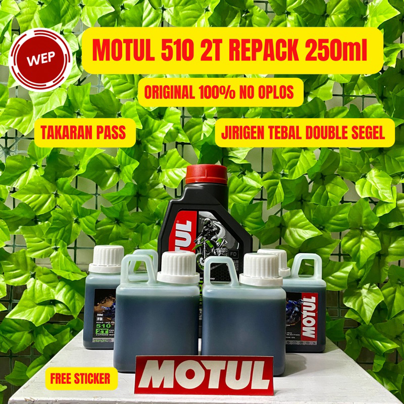 Oli Samping Motul Repack 250ml Motul 2t Eceran 250ml Original Oli Samping Ecer Motul 510