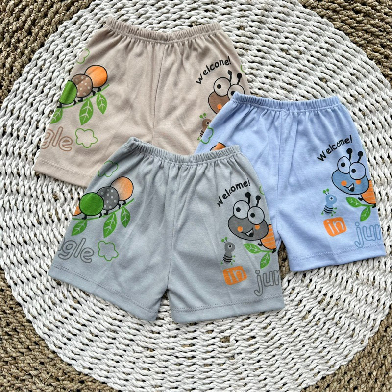 3 PCS Celana Pendek Celana Bayi Bawahan Bayi Celana newborn Hadiah Lahiran Bayi DNW BABY