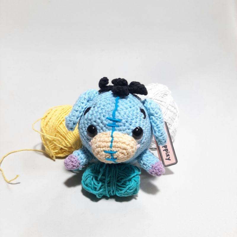 Keychain / Gantungan Kunci Amigurumi TSUM-TSUM (Eeyore)