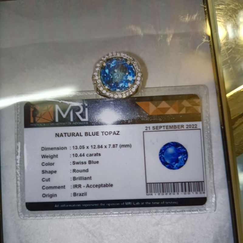 Natural Blue Topaz