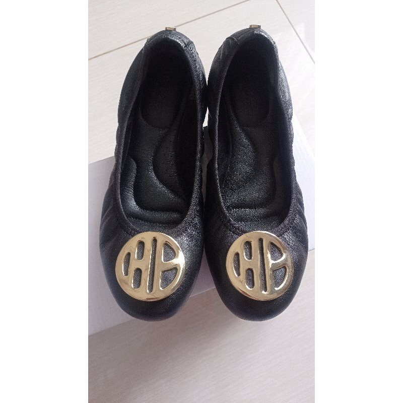 Preloved Flat Shoes Original Hush Puppies Samantha II Black Ukuran 38