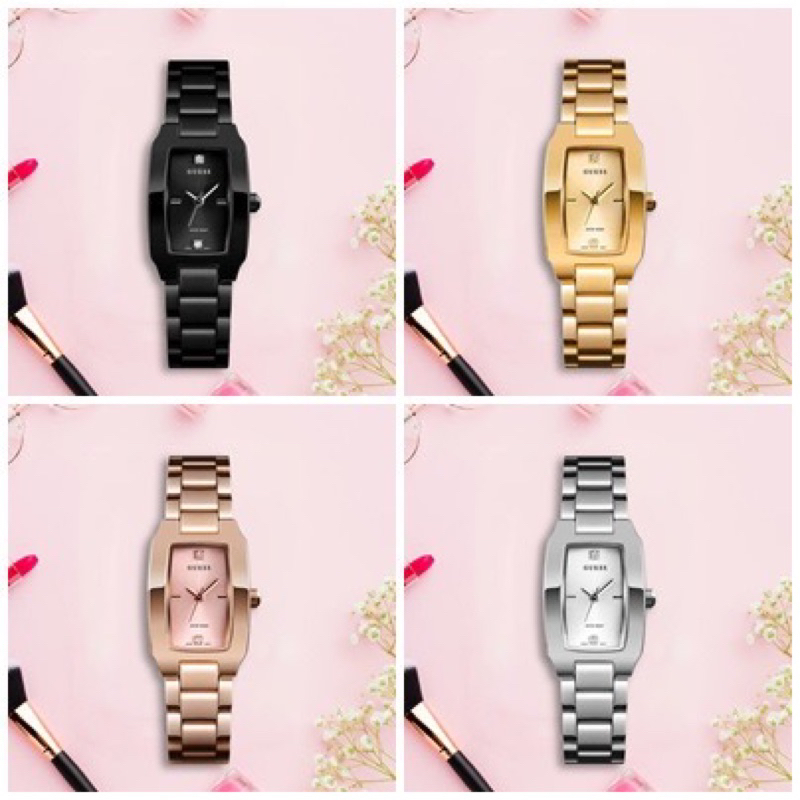 (Grosir)Jam Tangan Wanita Casio Oval Strap Rantai/Stell (Terima Cod Terlaris)