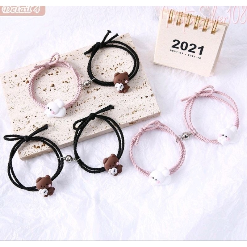 Gelang Couple Pasangan Bestie Gelang Magnet (Harga per Pasang)