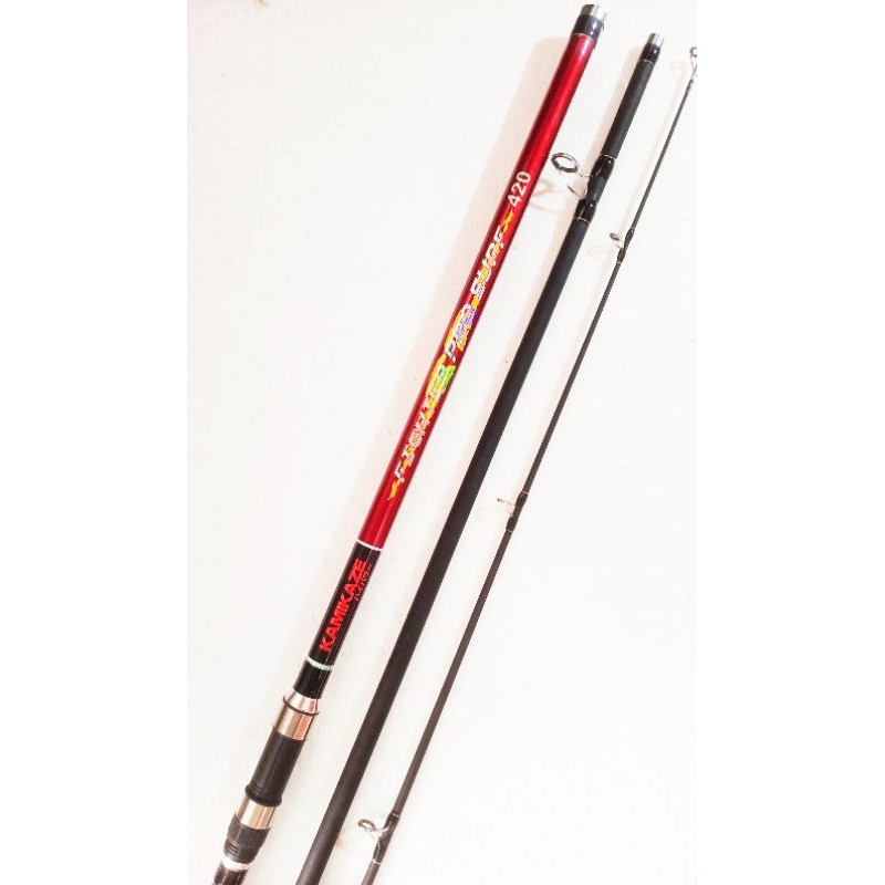 Joran Pancing Laut KAMIKAZE FIGHTER PRO SURF 420 cm Sambung 3 (tiga)