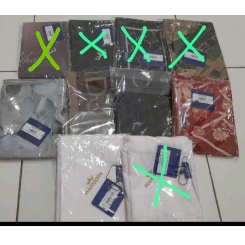 Mandjha Khusus Free Box Ivan Gunawan Fashion Scarf Motif Original Royal Red, Monogram Brown Coklat K