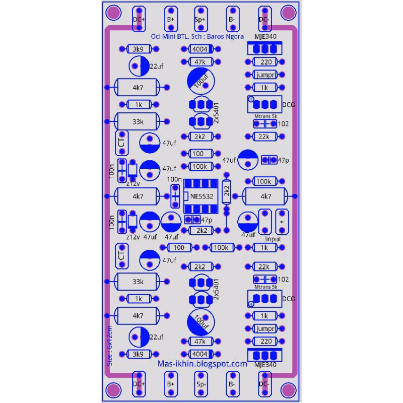 PCB OCL MINI BTL BAROS