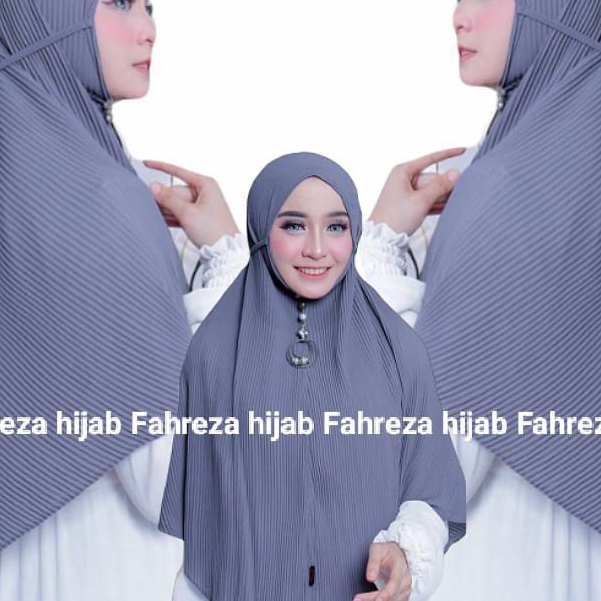 Bergo Plisket Fahreza Maryam Premium – Hijab Instan Full Plisket Tebal Nyaman Syari Murah Berkualita