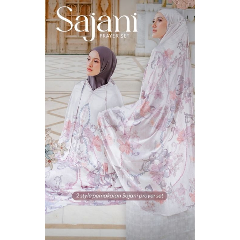SAJANI PRAYER SET |MUKENA MUDA BY MUDA OFFICIAL