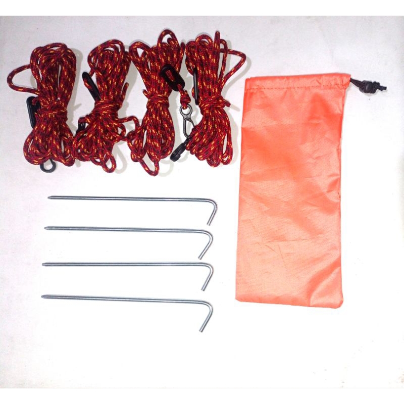 Tali fly sheet tenda guyline perusik