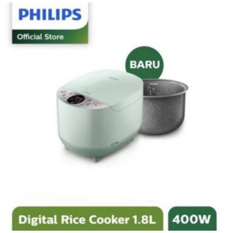 PHILIPS X1 Rice Cooker Digital 5L LIGHT & DAR HD4515/30 1,8 LITER