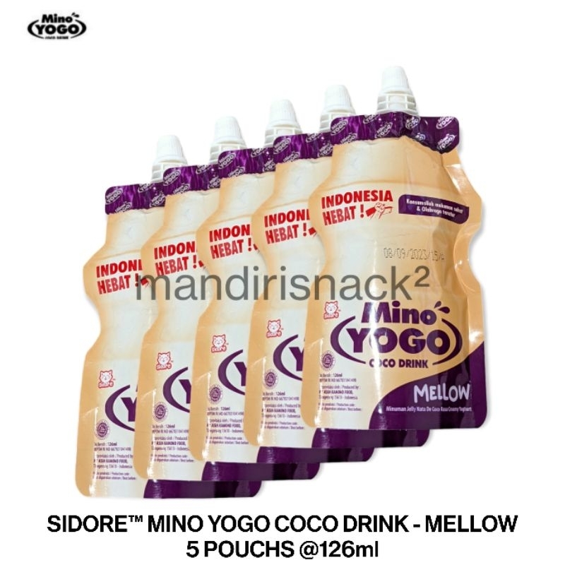 

SIDORE MINO YOGO COCO DRINK MELLOW. MINUMAN JELI NATA DE COCO RASA CREAMY YOGURT