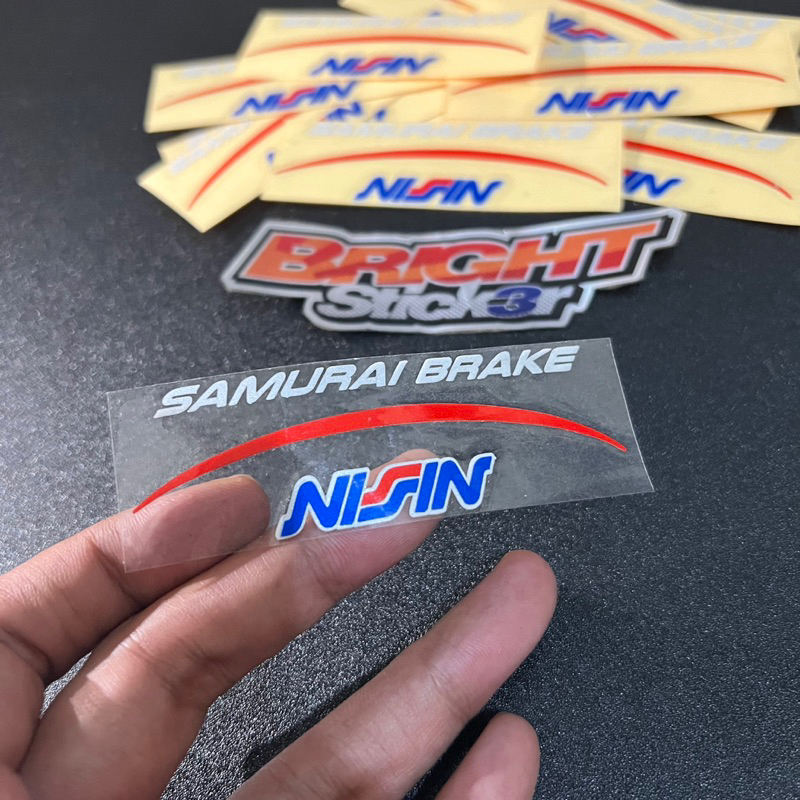 Sticker Stiker NISSIN SAMURAI cutting