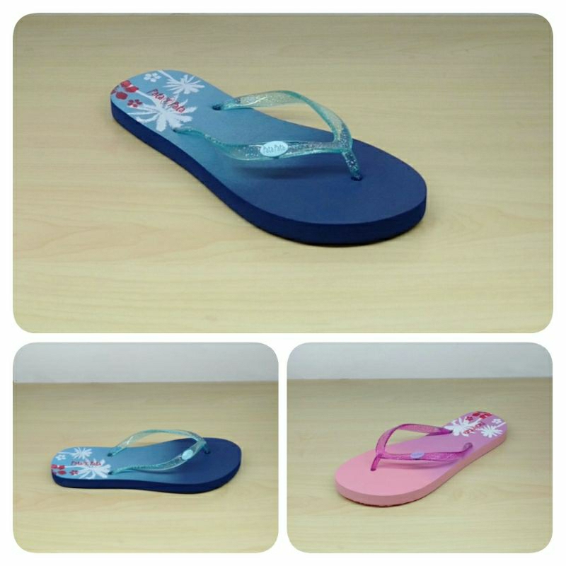 Bata Sandal Wanita Pata-Pata Hawai Pink/Blue-5725253/5729253