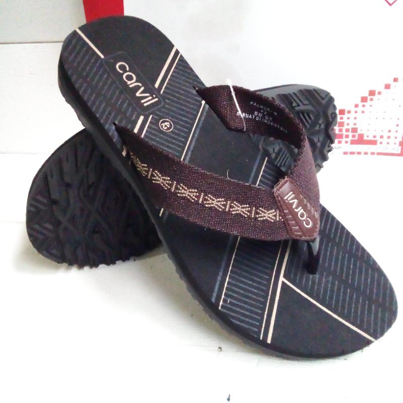 Sandal Carvil Pria/Sandal Jepit Carvil/Sandal Pria Carvil Terbaru 2023