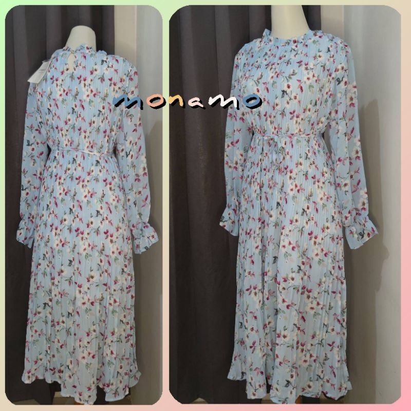 Flower Plisket Dress