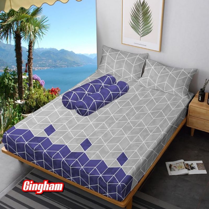 (RAK 06)sprei homemade motif bunga