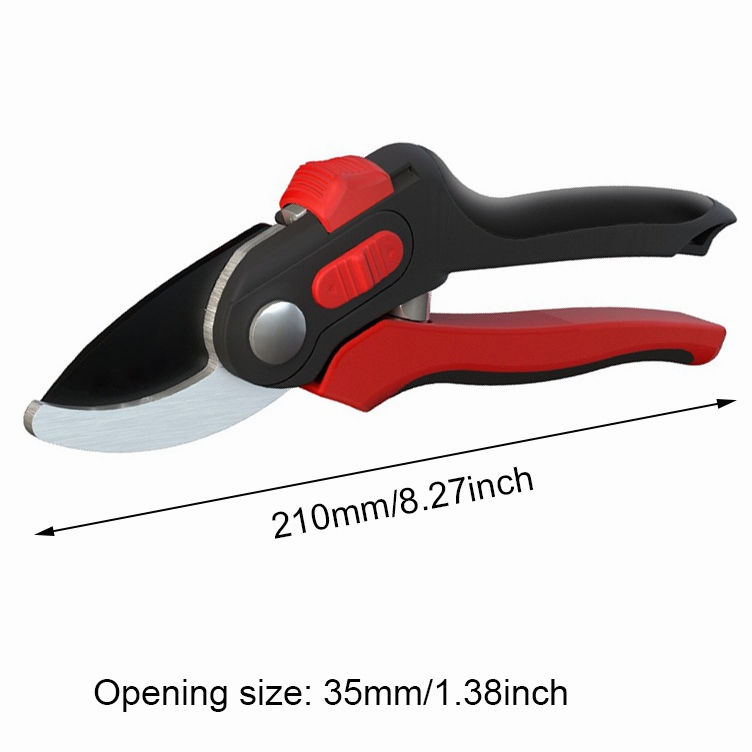Gunting Dahan Gunting Pohon Peralatan Berkebun Gunting Pruning Dua Jenis Bukaan Bukaan lebar Potong Diameter Hingga 35MM