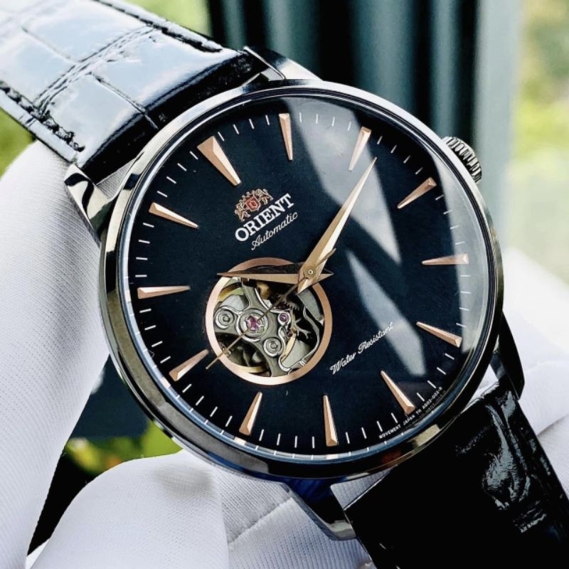 Jam tangan pria kulit Automatic Orient FAG0201B Original garansi resmi