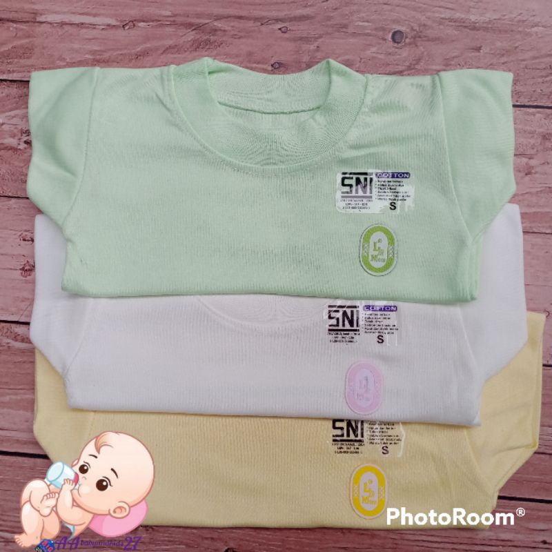 6PC LOVE AND MOM Kaos Oblong Bayi Berlabel Ukuran S M L XL SNI Murah Nyaman Berkualitas