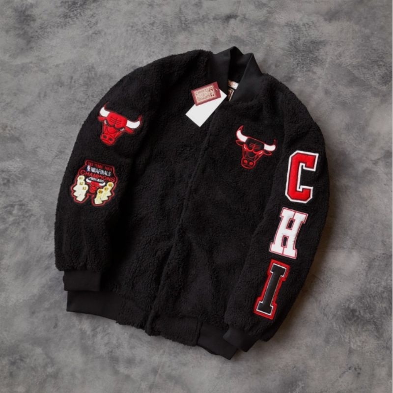 SHERPA JAKET CHICAGO BULLS FULLTAG &amp; LABEL