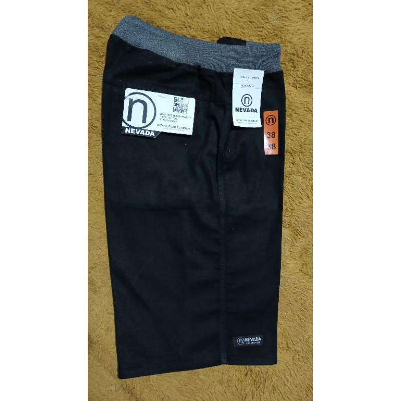 Celana Pendek Pria Chino Kolor Pendek Pinggang Karet Cotton Premium  Celana Big Size 28 Sampai 45