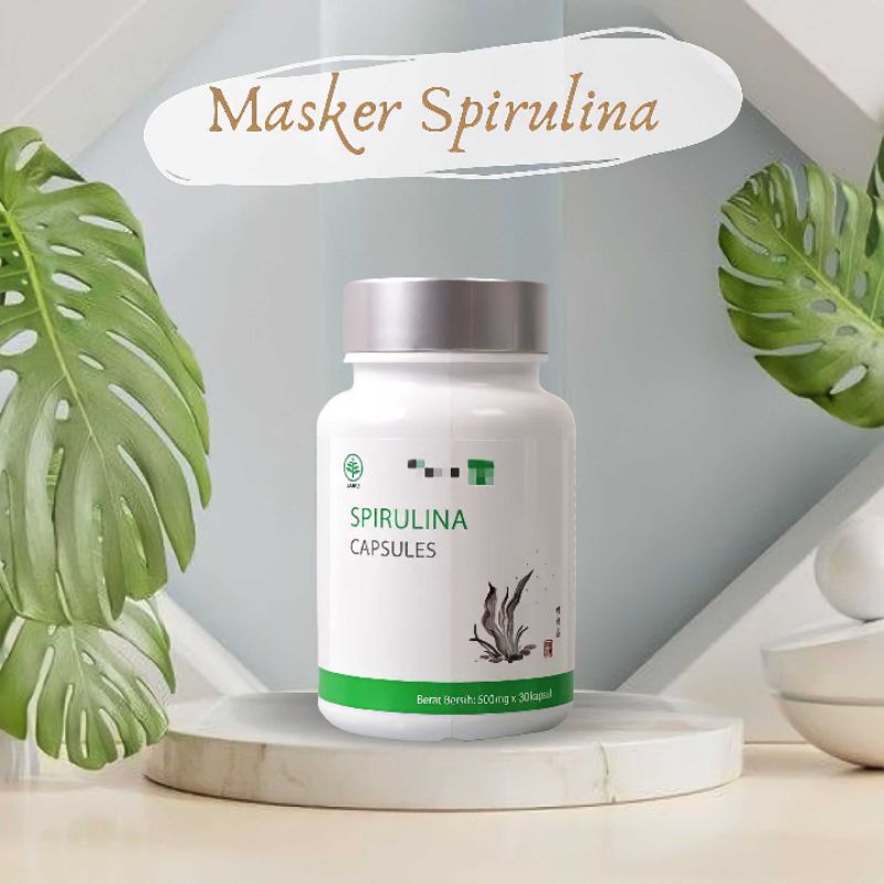 BEST SELLER - MASKER JERAWAT -MASKER SPIRULINA - MASKER KOMEDO  - KULIT BERMINYAK -ORIGINAL