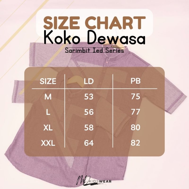 Koko Anak &amp; Dewasa Sarimbit MD Kidswear Original [Couple Keluarga 2023]