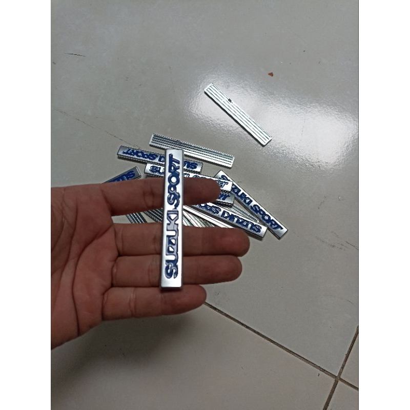 EMBLEM LOGO SUZUKI SPORT BUAT SPOILER ERTIGA DAN SIDE SKIRT