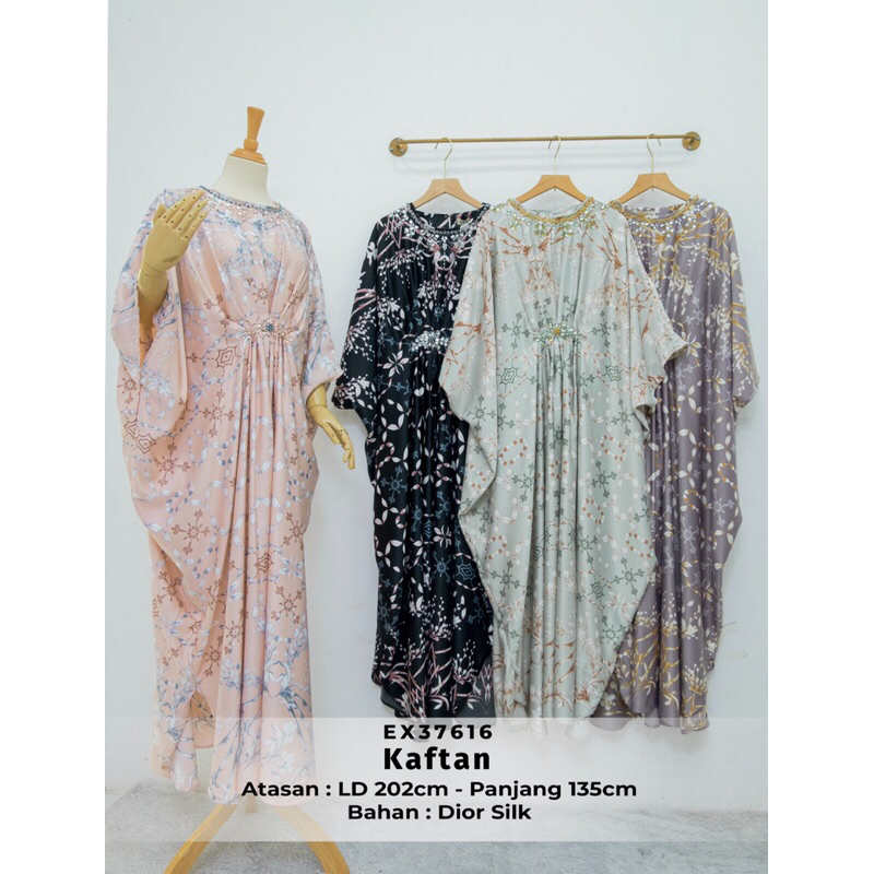 Daisy Flower Kaftan | Kaftan Lebaran | Kaftan Mutiara | Kaftan cantik