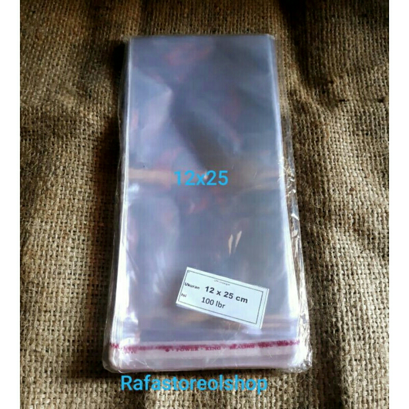 

PLASTIK OPP SEAL 12X25 ISI 100 LEMBAR