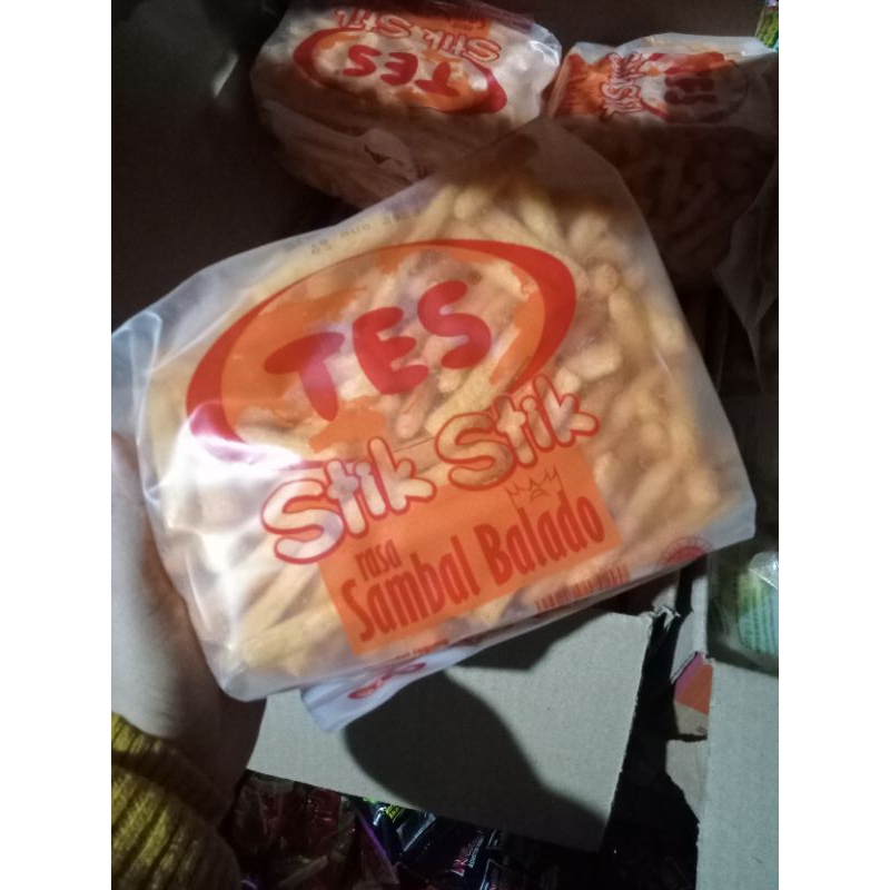 

stick balado tes, stick cokelat pandan follow