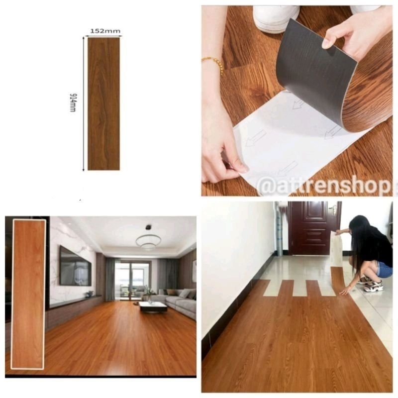 Stiker Lantai Vinyl Flooring Sticker