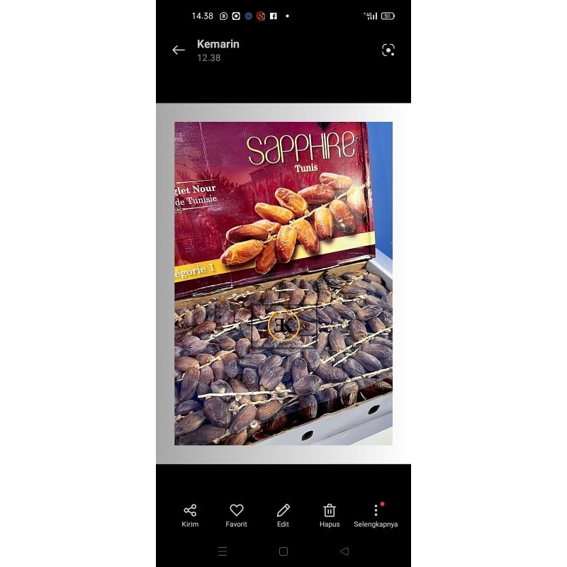 

Kurma Tunisia Shappire premium Grade A