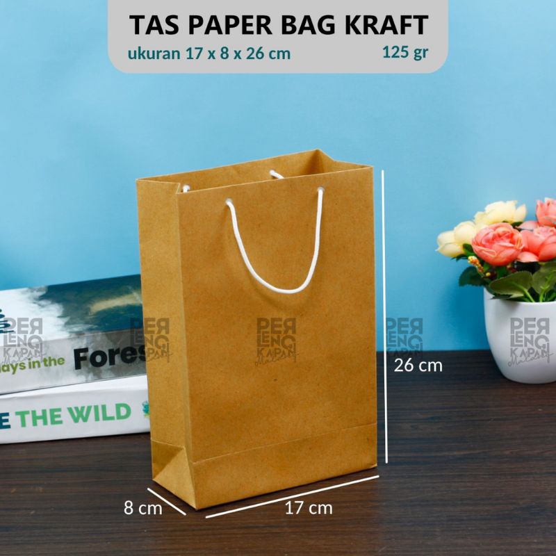 Paperbag Tali Polos Coklat Bisa untuk Tas Hampers