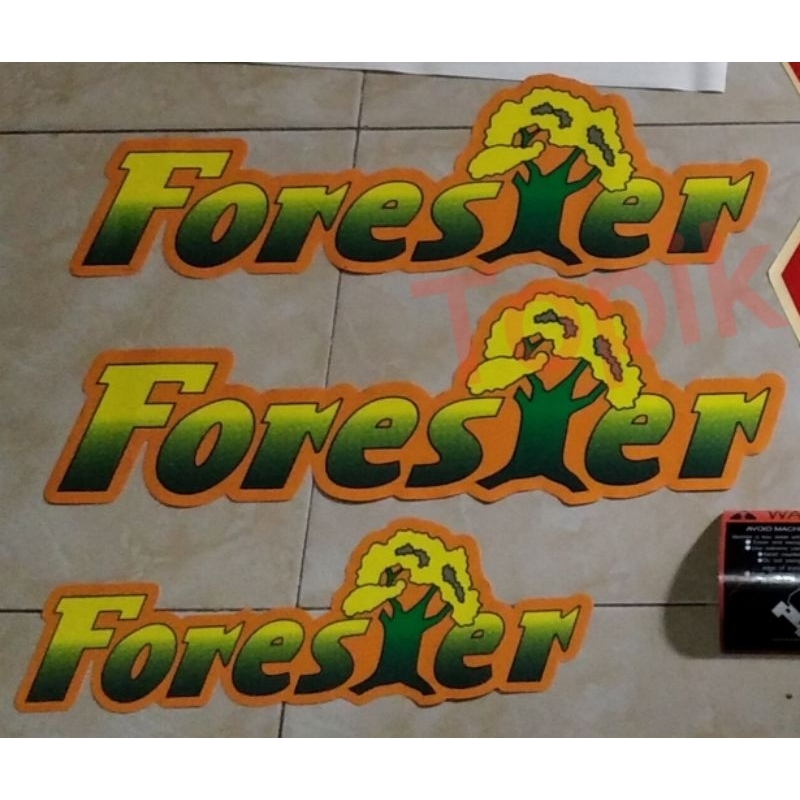 

Custome Stiker forester